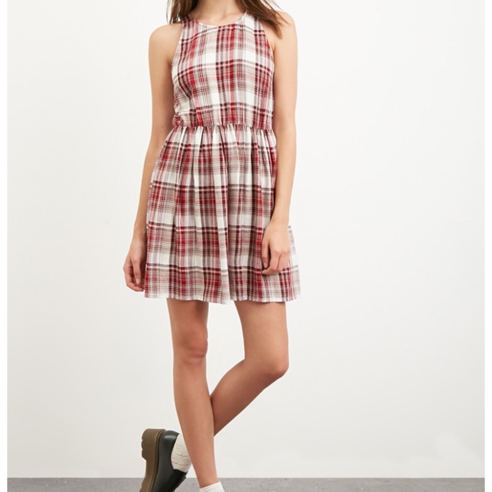 forever 21 tartan dress💖